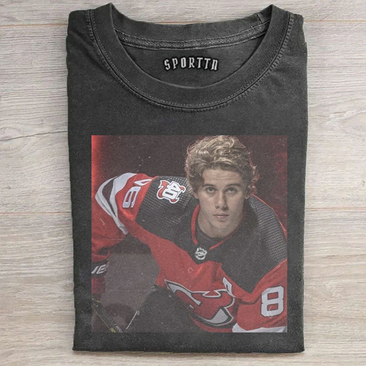 Jack Hughes USA Hockey Hero Tee