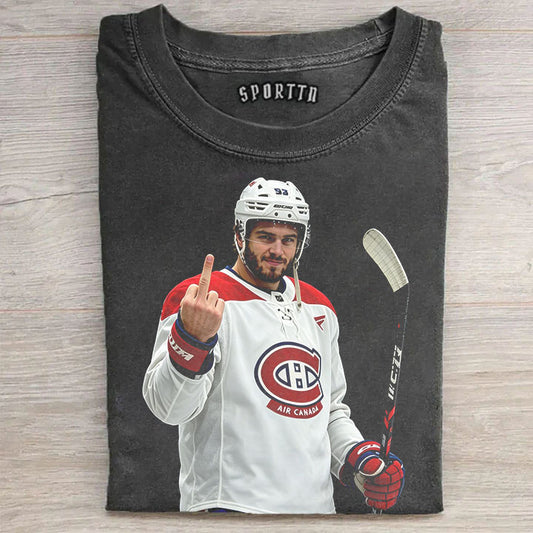 Alex Newhook Montreal Canadiens Vintage Hockey T-shirt