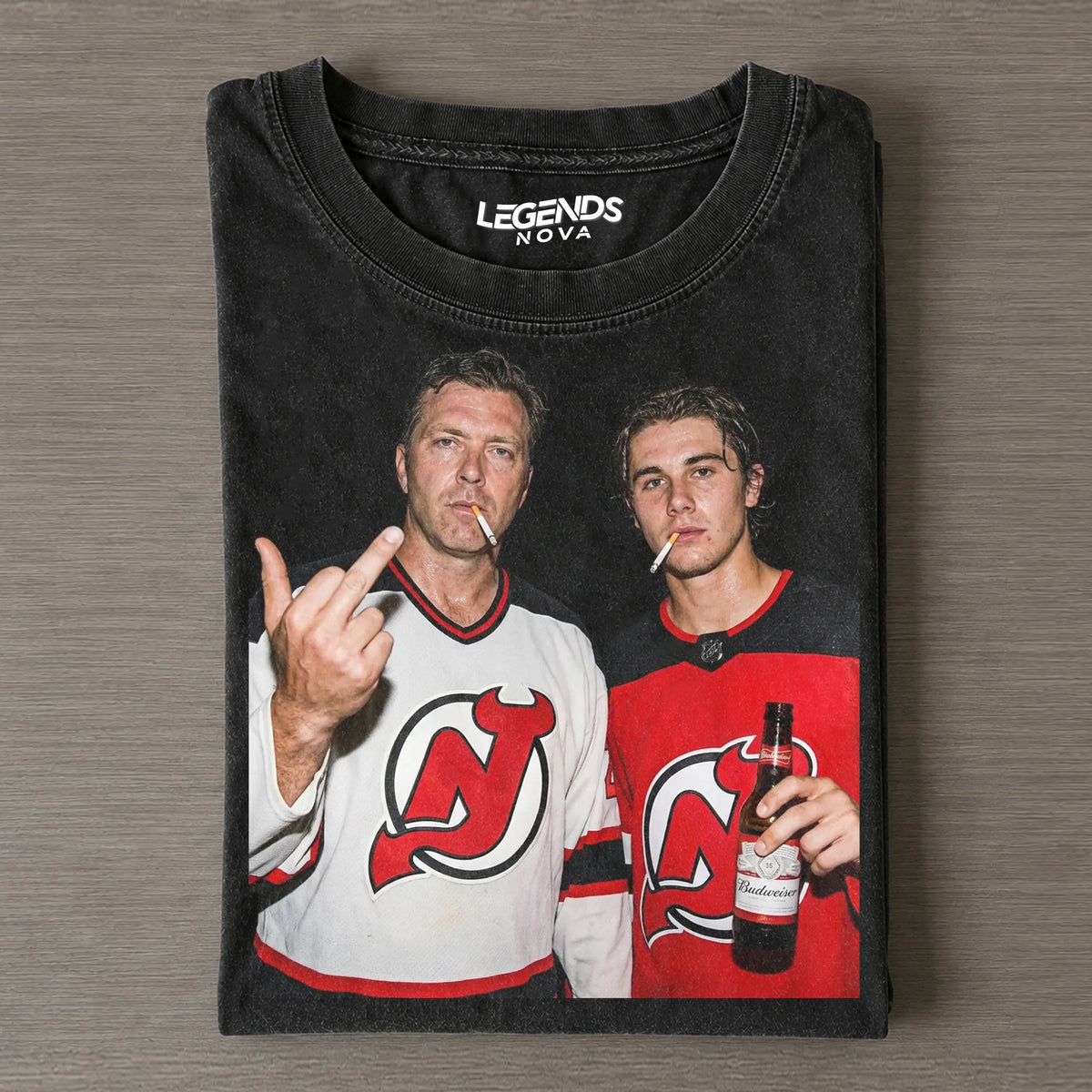 MB30 & JH86 Devils Hockey Tee