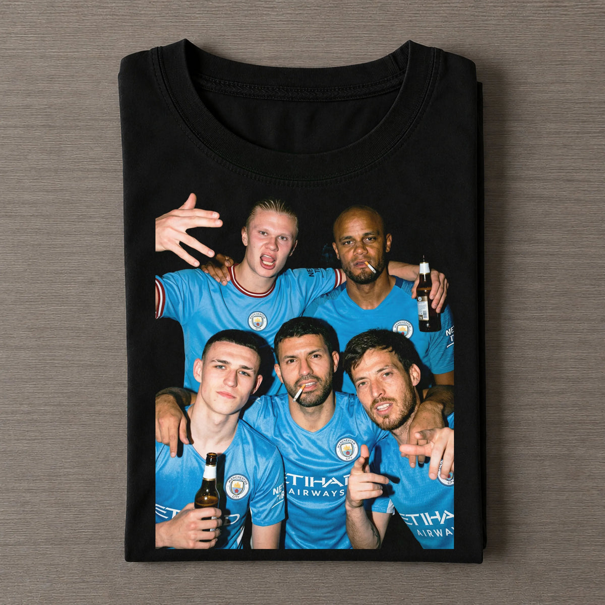 PF & EH  & SA  & DS  & VK  MCI Soccer T-shirt