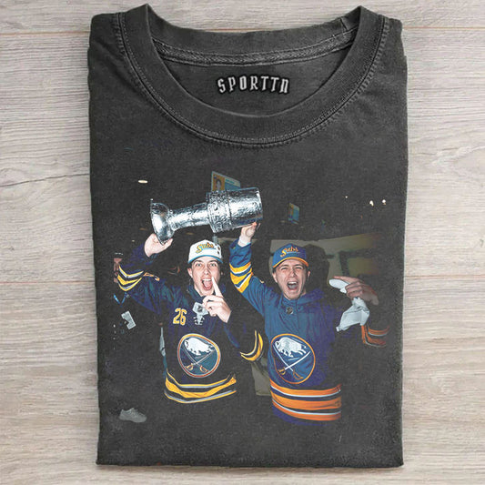 Vintage Buffalo Sabres Moment Of Celebration T-shirt