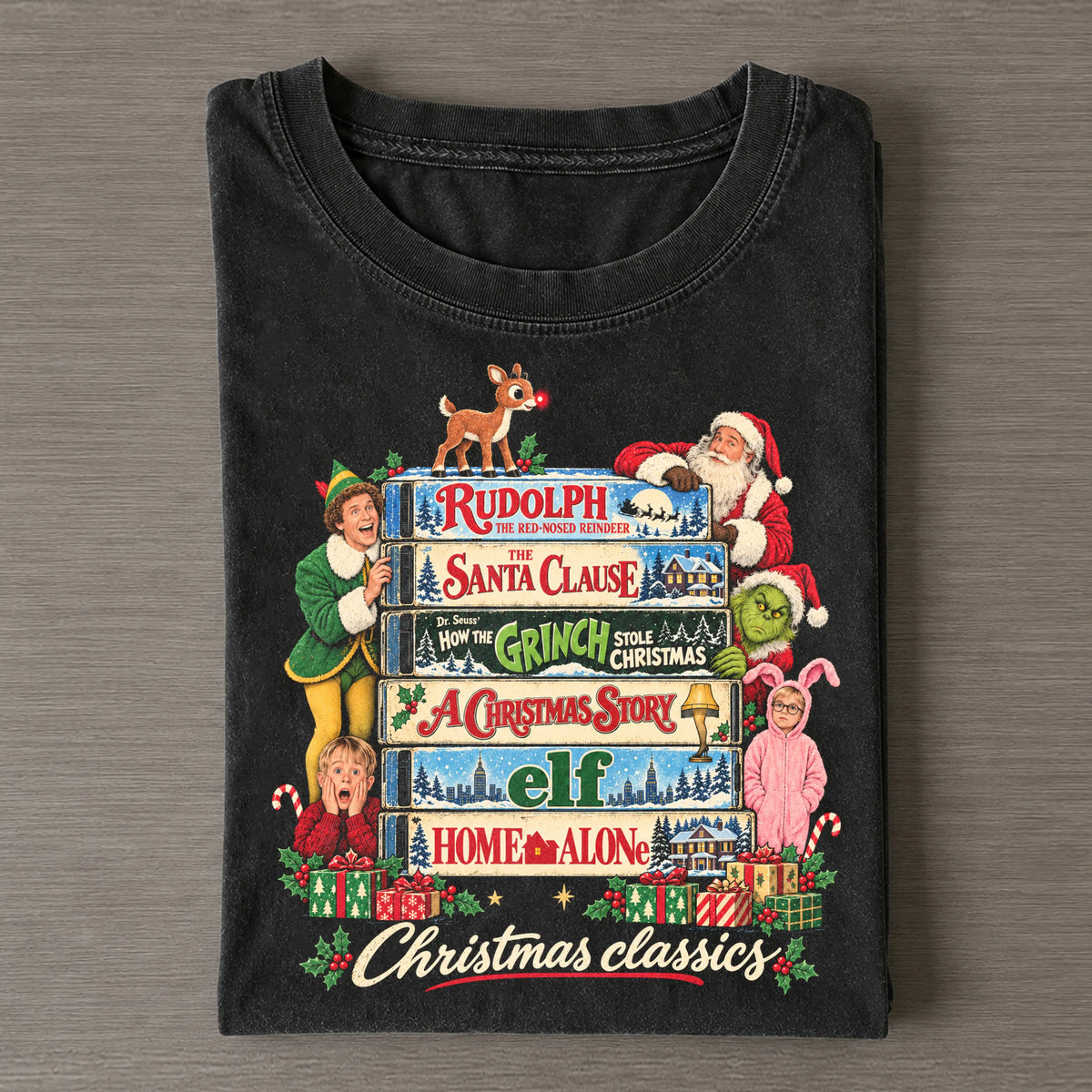 Christmas Movie Classics V2 Tee