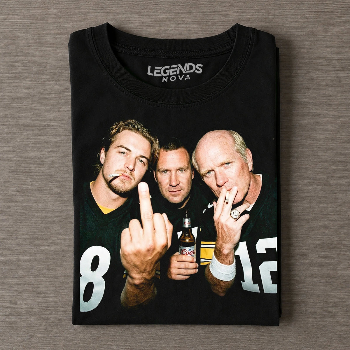 TB12 & BR7 & KP8 Steelers Football T-shirt