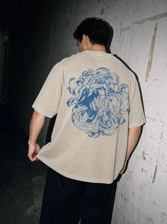 D-SLYR ? Water Breathing 2-Sided Vintage Tee