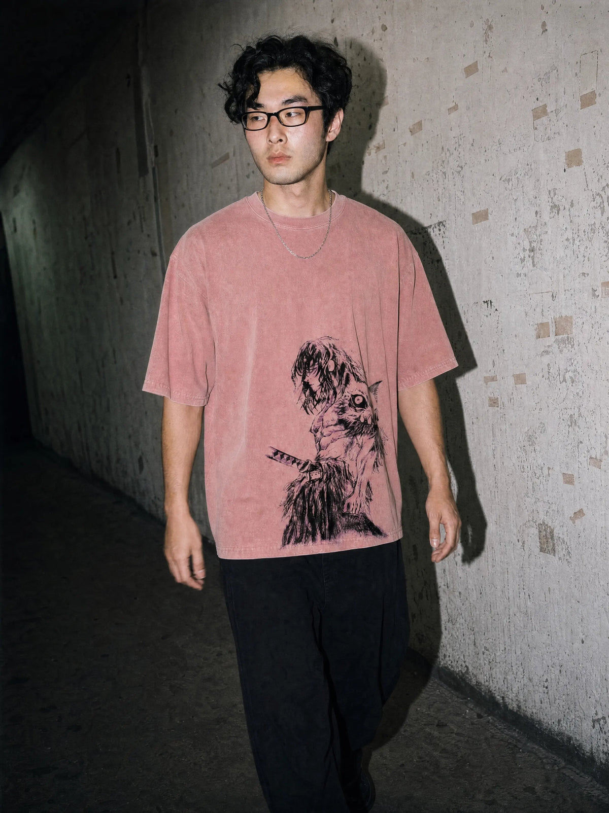 D-SLYR ? Beast Breathing Demon Vintage Tee