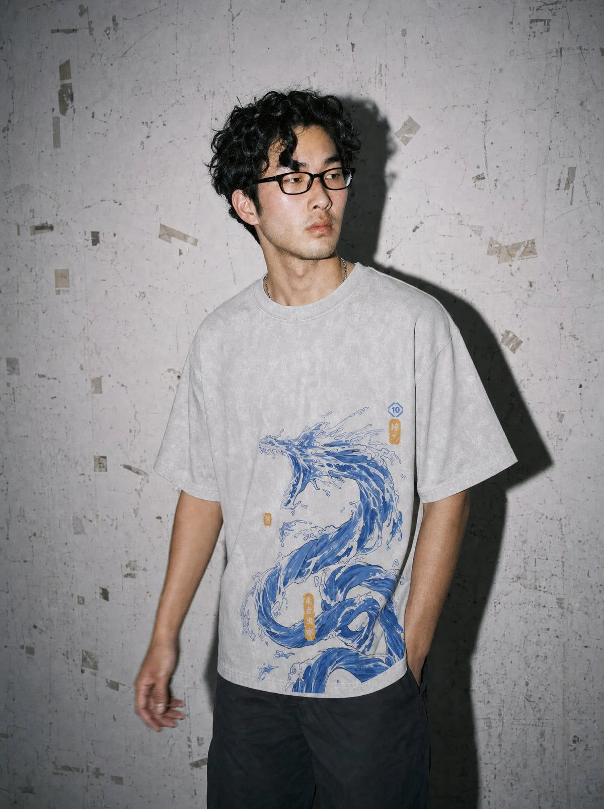 D-SLYR ? Water Dragon Fury Vintage Tee