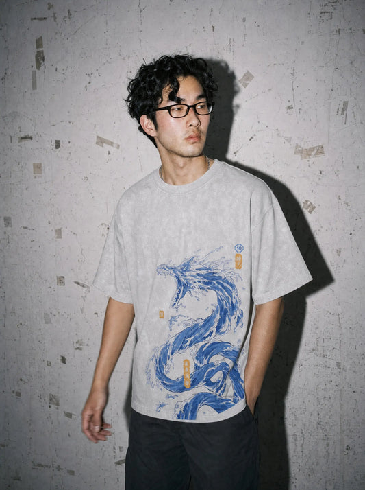 D-SLYR ? Water Dragon Fury Vintage Tee