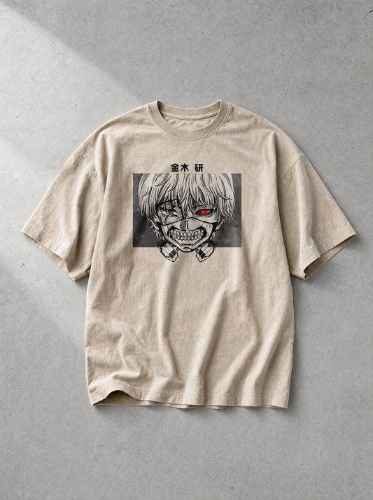 D-SLYR ? Muzan Kibutsuji Kanji Vintage Tee
