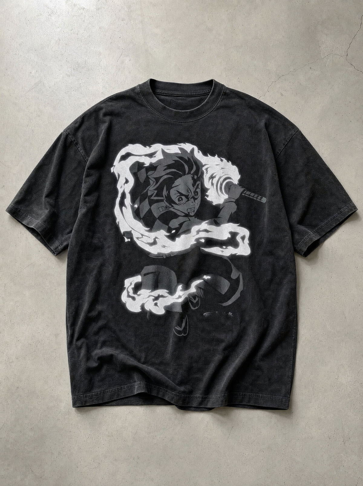 D-SLYR ? Water Breath Reflective Vintage Tee