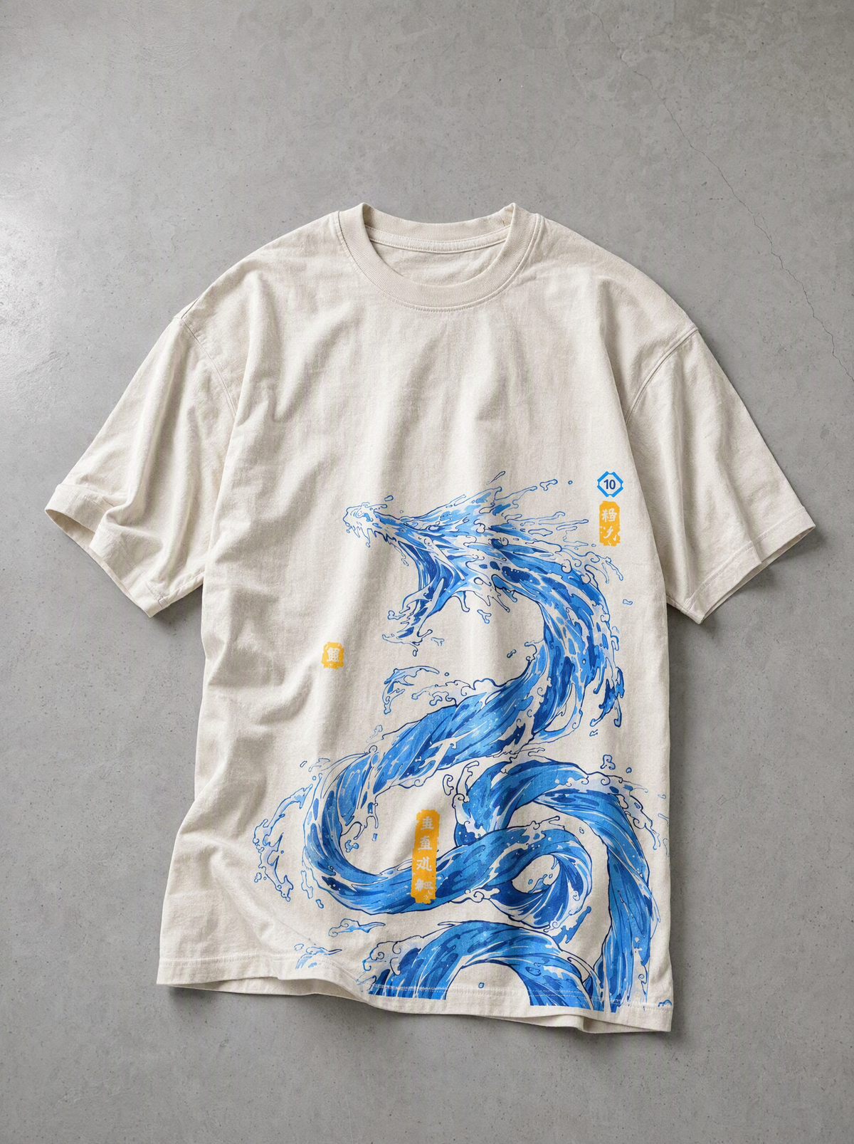 D-SLYR ? Water Dragon Fury Vintage Tee